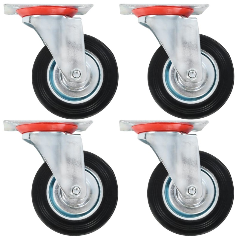 vidaXL Lenkrollen 4 Stk. 100 mm vidaXL Lenkrollen 4 Stk. 100 mm