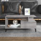 vidaXL Couchtisch Grau Sonoma 90x49x45 cm Holzwerkstoff vidaXL Couchtisch Grau Sonoma 90x49x45 cm Holzwerkstoff