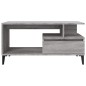 vidaXL Couchtisch Grau Sonoma 90x49x45 cm Holzwerkstoff vidaXL Couchtisch Grau Sonoma 90x49x45 cm Holzwerkstoff