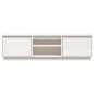 vidaXL TV-Schrank Weiß 140x35x40 cm Massivholz Kiefer