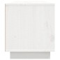 vidaXL TV-Schrank Weiß 140x35x40 cm Massivholz Kiefer