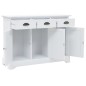 vidaXL Sideboard mit 3 Türen MDF und Kiefernholz 105 x 35 x 77,5 cm vidaXL Sideboard mit 3 Türen MDF und Kiefernholz 105 x 35 x 77,5 cm