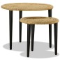 vidaXL Couchtisch-Set 2-tlg. Naturjute vidaXL Couchtisch-Set 2-tlg. Naturjute