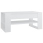 vidaXL Couchtisch Weiß 102x55x45 cm Holzwerkstoff vidaXL Couchtisch Weiß 102x55x45 cm Holzwerkstoff
