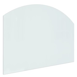 vidaXL Kaminofen Glasplatte 80x60 cm