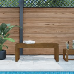 vidaXL Gartenbank Honigbraun 110x38x45 cm Massivholz Kiefer