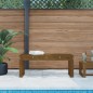 vidaXL Gartenbank Honigbraun 110x38x45 cm Massivholz Kiefer vidaXL Gartenbank Honigbraun 110x38x45 cm Massivholz Kiefer