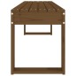 vidaXL Gartenbank Honigbraun 110x38x45 cm Massivholz Kiefer vidaXL Gartenbank Honigbraun 110x38x45 cm Massivholz Kiefer