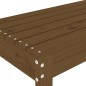 vidaXL Gartenbank Honigbraun 110x38x45 cm Massivholz Kiefer vidaXL Gartenbank Honigbraun 110x38x45 cm Massivholz Kiefer