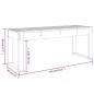 vidaXL Gartenbank Honigbraun 110x38x45 cm Massivholz Kiefer vidaXL Gartenbank Honigbraun 110x38x45 cm Massivholz Kiefer
