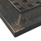 vidaXL Sonnenschirmfuß Quadratisch 12 kg Bronzefarben Polyharz vidaXL Sonnenschirmfuß Quadratisch 12 kg Bronzefarben Polyharz