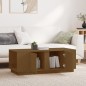 vidaXL Couchtisch Honigbraun 110x50x40 cm Massivholz Kiefer vidaXL Couchtisch Honigbraun 110x50x40 cm Massivholz Kiefer