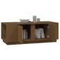 vidaXL Couchtisch Honigbraun 110x50x40 cm Massivholz Kiefer vidaXL Couchtisch Honigbraun 110x50x40 cm Massivholz Kiefer