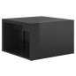 vidaXL 3-tlg. Satztisch-Set Hochglanz-Schwarz 60x60x38 cm Spanplatte vidaXL 3-tlg. Satztisch-Set Hochglanz-Schwarz 60x60x38 cm Spanplatte