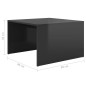 vidaXL 3-tlg. Satztisch-Set Hochglanz-Schwarz 60x60x38 cm Spanplatte vidaXL 3-tlg. Satztisch-Set Hochglanz-Schwarz 60x60x38 cm Spanplatte