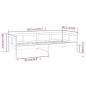 vidaXL Tagesbett Massivholz Kiefer 90x190 cm vidaXL Tagesbett Massivholz Kiefer 90x190 cm
