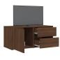 vidaXL TV-Schrank Braun Eichen-Optik 80x34x36 cm Holzwerkstoff vidaXL TV-Schrank Braun Eichen-Optik 80x34x36 cm Holzwerkstoff