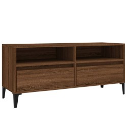vidaXL TV-Schrank Braun Eichen-Optik 100x34,5x44,5 cm Holzwerkstoff