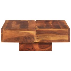 vidaXL Couchtisch 80x80x30 cm Massivholz Akazie