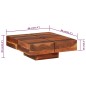 vidaXL Couchtisch 80x80x30 cm Massivholz Akazie vidaXL Couchtisch 80x80x30 cm Massivholz Akazie