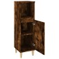vidaXL Badschrank Räuchereiche 30x30x100 cm Holzwerkstoff vidaXL Badschrank Räuchereiche 30x30x100 cm Holzwerkstoff