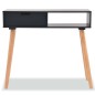 vidaXL Konsolentisch Kiefernholz Massiv 80 x 30 x 72 cm Schwarz vidaXL Konsolentisch Kiefernholz Massiv 80 x 30 x 72 cm Schwarz