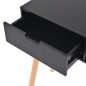 vidaXL Konsolentisch Kiefernholz Massiv 80 x 30 x 72 cm Schwarz vidaXL Konsolentisch Kiefernholz Massiv 80 x 30 x 72 cm Schwarz