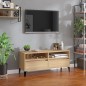 vidaXL TV-Schrank Sonoma-Eiche 100x34,5x44,5 cm Holzwerkstoff vidaXL TV-Schrank Sonoma-Eiche 100x34,5x44,5 cm Holzwerkstoff