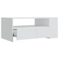 vidaXL Couchtisch Weiß 102x55x42 cm Holzwerkstoff vidaXL Couchtisch Weiß 102x55x42 cm Holzwerkstoff