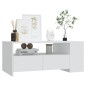 vidaXL Couchtisch Weiß 102x55x42 cm Holzwerkstoff vidaXL Couchtisch Weiß 102x55x42 cm Holzwerkstoff