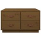 vidaXL Couchtisch Honigbraun 80x80x45 cm Massivholz Kiefer vidaXL Couchtisch Honigbraun 80x80x45 cm Massivholz Kiefer