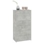 vidaXL Sideboard mit 6 Schubladen Betongrau 50x34x96 cm Holzwerkstoff vidaXL Sideboard mit 6 Schubladen Betongrau 50x34x96 cm Holzwerkstoff