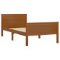 vidaXL Massivholzbett Honigbraun Kiefernholz 100x200 cm vidaXL Massivholzbett Honigbraun Kiefernholz 100x200 cm