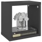 vidaXL Würfelregale 2 Stk. Grau 22x15x22 cm vidaXL Würfelregale 2 Stk. Grau 22x15x22 cm