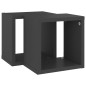 vidaXL Würfelregale 2 Stk. Grau 22x15x22 cm vidaXL Würfelregale 2 Stk. Grau 22x15x22 cm