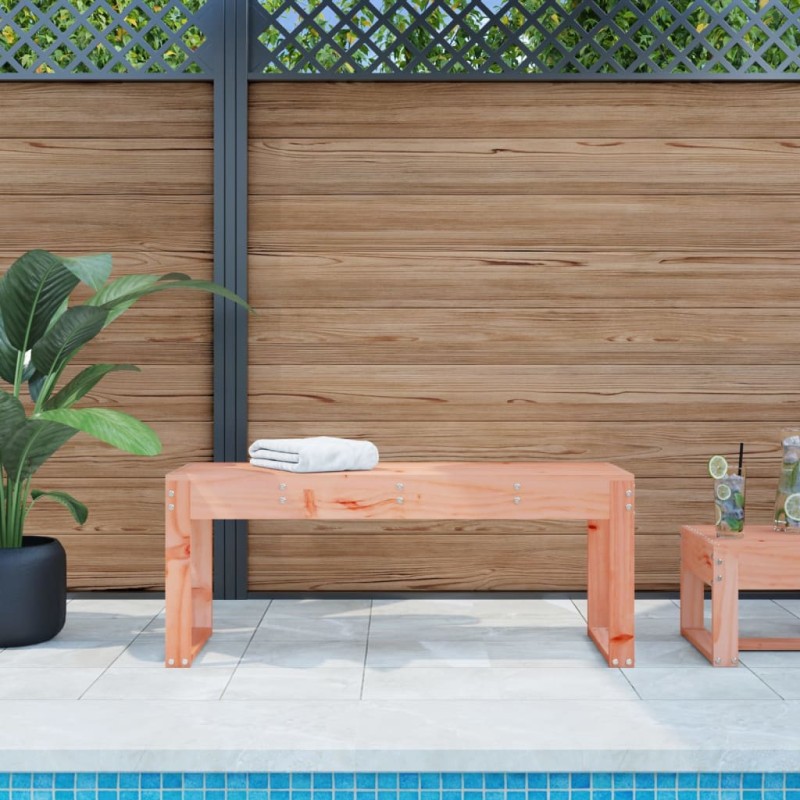 vidaXL Gartenbank 110x38x45 cm Massivholz Douglasie vidaXL Gartenbank 110x38x45 cm Massivholz Douglasie