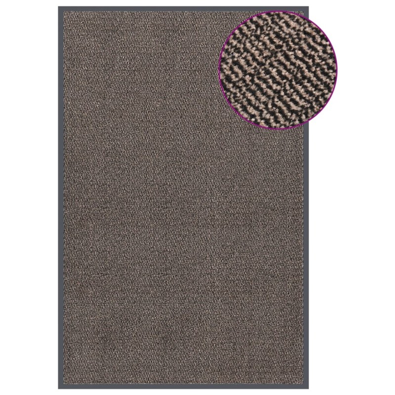 vidaXL Fußmatte getuftet 120x180 cm Dunkelbraun vidaXL Fußmatte getuftet 120x180 cm Dunkelbraun