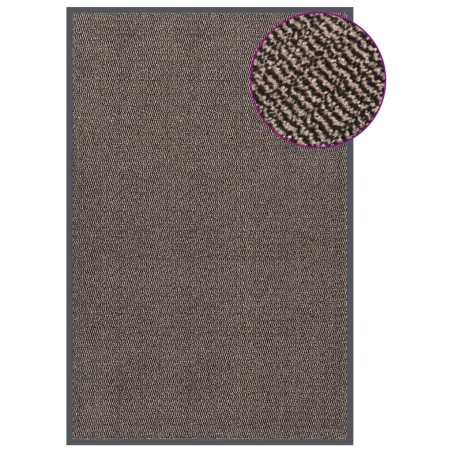 vidaXL Fußmatte getuftet 120x180 cm Dunkelbraun