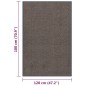 vidaXL Fußmatte getuftet 120x180 cm Dunkelbraun vidaXL Fußmatte getuftet 120x180 cm Dunkelbraun