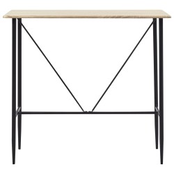 vidaXL Bartisch Eichenfarbe 120 x 60 x 110 cm MDF
