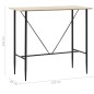 vidaXL Bartisch Eichenfarbe 120 x 60 x 110 cm MDF vidaXL Bartisch Eichenfarbe 120 x 60 x 110 cm MDF