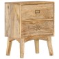 vidaXL Nachttisch 40 x 35 x 55 cm Massivholz Mango vidaXL Nachttisch 40 x 35 x 55 cm Massivholz Mango