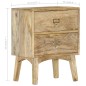 vidaXL Nachttisch 40 x 35 x 55 cm Massivholz Mango vidaXL Nachttisch 40 x 35 x 55 cm Massivholz Mango
