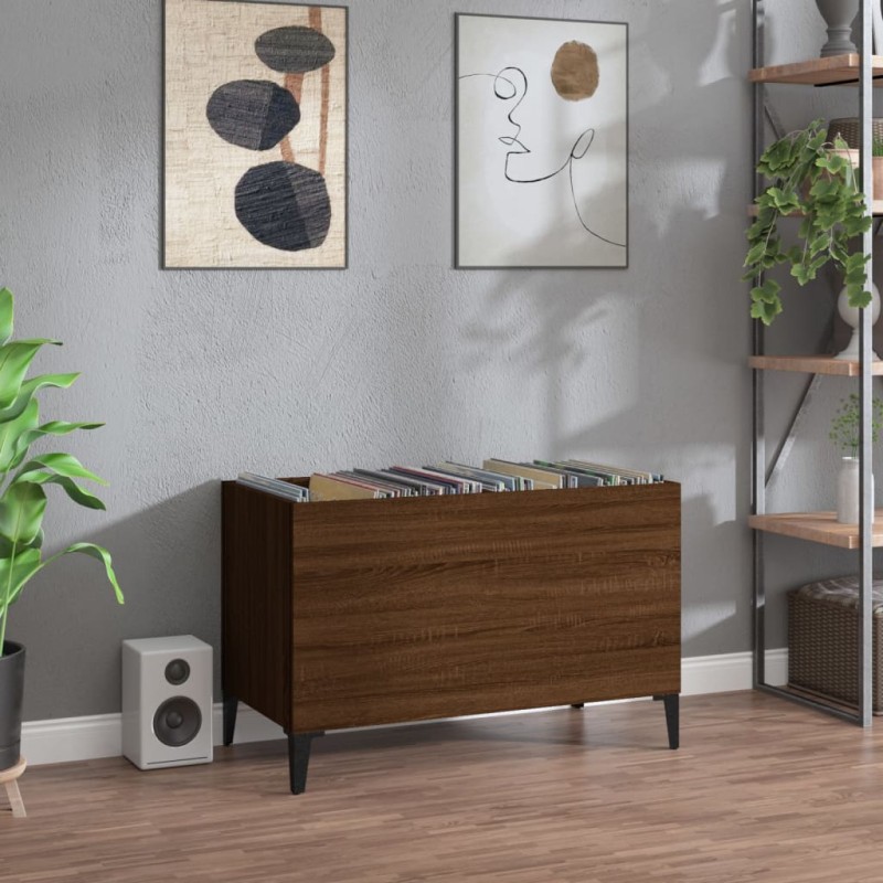 vidaXL Plattenschrank Braun Eichen-Optik 74,5x38x48 cm Holzwerkstoff vidaXL Plattenschrank Braun Eichen-Optik 74,5x38x48 cm Holzwerkstoff