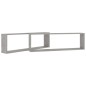 vidaXL Würfelregale 2 Stk. Betongrau 100x15x30 cm Holzwerkstoff vidaXL Würfelregale 2 Stk. Betongrau 100x15x30 cm Holzwerkstoff