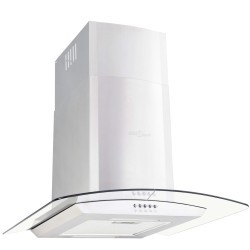 vidaXL Wandmontierte Dunstabzugshaube 60 cm Edelstahl 756 m³/h LED
