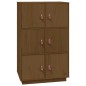 vidaXL Highboard Honigbraun 67x40x108,5 cm Massivholz Kiefer vidaXL Highboard Honigbraun 67x40x108,5 cm Massivholz Kiefer