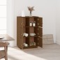 vidaXL Highboard Honigbraun 67x40x108,5 cm Massivholz Kiefer vidaXL Highboard Honigbraun 67x40x108,5 cm Massivholz Kiefer