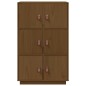 vidaXL Highboard Honigbraun 67x40x108,5 cm Massivholz Kiefer vidaXL Highboard Honigbraun 67x40x108,5 cm Massivholz Kiefer