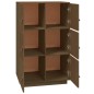 vidaXL Highboard Honigbraun 67x40x108,5 cm Massivholz Kiefer vidaXL Highboard Honigbraun 67x40x108,5 cm Massivholz Kiefer